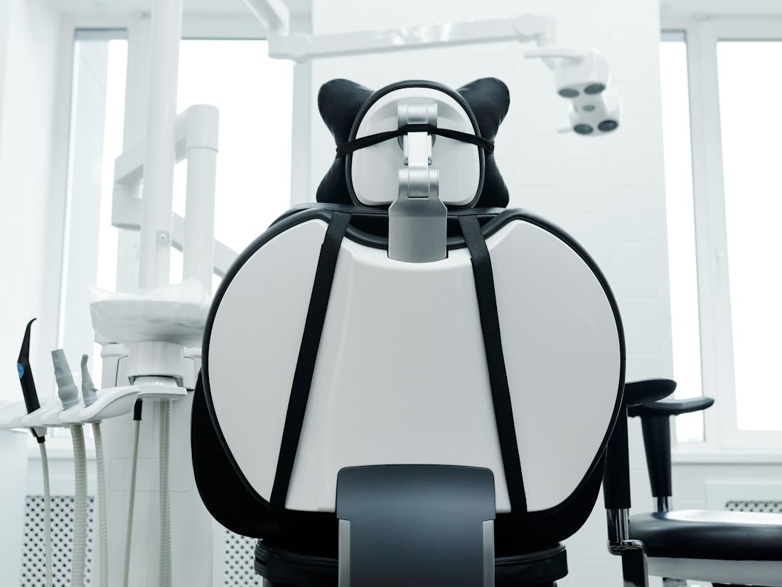 A dentist in a modern dental operatory